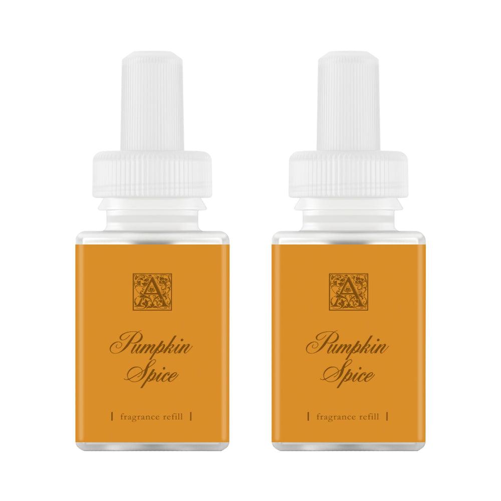 Pura Aromatique pumpkin spice refill 2-pack for long-lasting autumn fragrance in living spaces