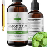 Pura Herba Lemon Balm Tincture bottle 4 oz for daily calm.