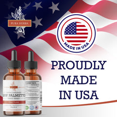 Pura Herba Saw Palmetto Tincture 4 oz bottle for long-term routine.