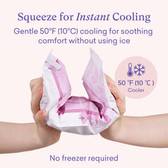 PurComfy activation pop visual showing how to start cooling immediately.