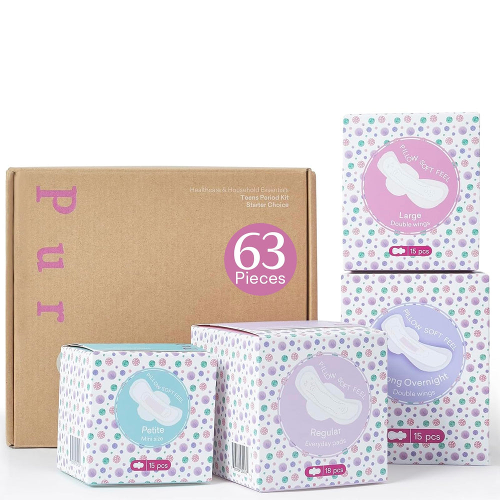 PurComfy Teens Starter Kit box showing organized packing for easy school days.