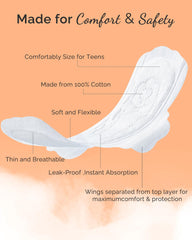 PurComfy heavy-flow pads ensure reliable protection during busy afternoons and sports.