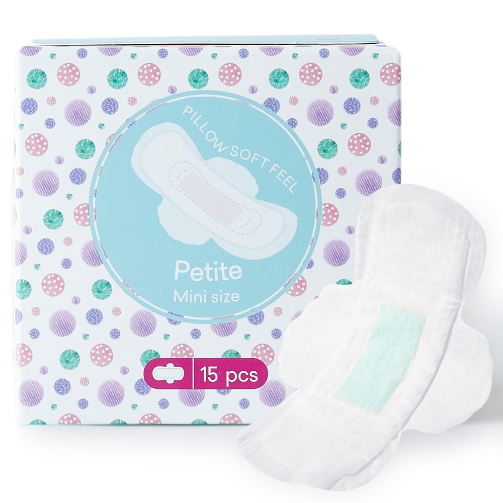 PurComfy: toalla sanitaria con alas mini para adolescentes, comodidad diaria