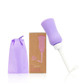 PurComfy upside-down peri bottle with angled nozzle for targeted cleansing.