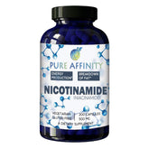 Pure Affinity Nicotinamide bottle front view for energy support and non-flushing Niacin