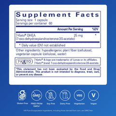 Pure Encapsulations 7-Keto DHEA capsules ready for daily use.