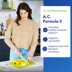 Pure Encapsulations A.C. Formula II label detailing allergen-free formula.