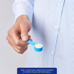 Pure Encapsulations Amino Replete powder in a glass ready to dissolve.