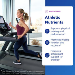 Pure Encapsulations Athletic Nutrients label detail indicating premium ingredients and purity.