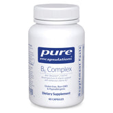 Pure Encapsulations B6 Complex bottle front supports nervous system and brain health.
