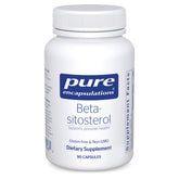 Pure Encapsulations Beta-Sitosterol bottle highlighting vegan wellness.