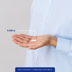 Pure Encapsulations Calcium K/D capsules being poured for daily supplement routine