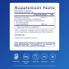 CholestePure capsules close-up showing plant sterol blend for lipid metabolism