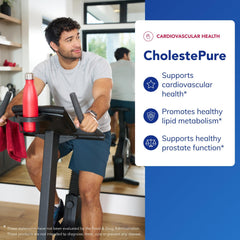 CholestePure label detail highlighting campesterol stigmasterol and beta-sitosterol