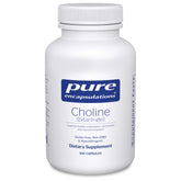 Pure Encapsulations Choline Bitartrate 275 mg bottle for brain support