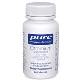 Pure Encapsulations Chromium (Picolinate) 500 mcg bottle with capsules for metabolism support