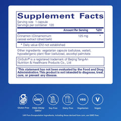 Pure Encapsulations Cinnamon WS capsules for convenient daily use