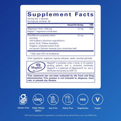 CogniMag label highlights Magtein and brain health benefits.