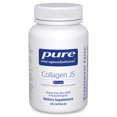 Pure Encapsulations Collagen JS bottle promoting joint support and skin health.