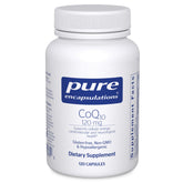 Pure Encapsulations CoQ10 120 mg bottle front view highlighting energy support potential