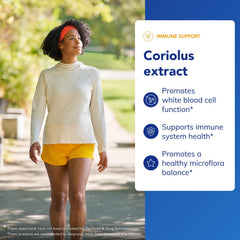 Pure Encapsulations Coriolus Extract label highlighting allergen-free formulation and purity standards.
