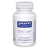 Pure Encapsulations Daily Calm bottle front view, supports calm focus through daily use