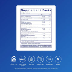 Close-up of Daily Immune capsules highlighting vegetarian formulation