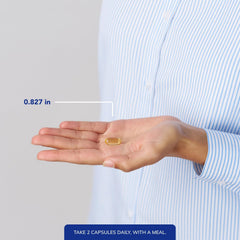 Close-up of DHA Ultimate softgel capsules highlighting purity and quality.