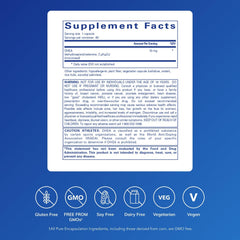 Pure Encapsulations DHEA capsules closeup highlights micronized absorption.