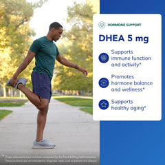 Pure Encapsulations DHEA 5 mg micronized capsules—suitable for both men and women seeking balance.