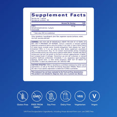 Closeup of Pure Encapsulations DHEA capsules highlighting capsule details