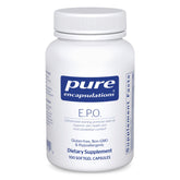 Pure Encapsulations E.P.O softgel bottle ready for daily skin support.