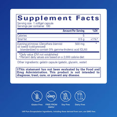 Closeup of Pure Encapsulations E.P.O softgels for easy daily use.