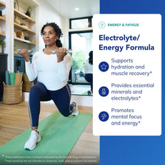 Pure Encapsulations Electrolyte Energy Formula powder in jar ready to mix