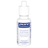 Pure Encapsulations EmulsiSorb K2/D3 liquid bottle shown, supporting vascular health via quick-absorption.