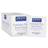Pure Encapsulations Energize Plus Pure Pack bottle shown for energy support and daily use