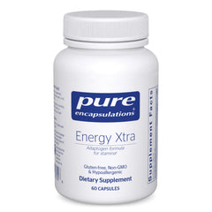 Pure Encapsulations Energy Xtra bottle with pour for everyday energy support during focused work.