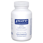 Pure Encapsulations EPA Ultimate bottle front with premium EPA fish oil capsules for potential heart health support