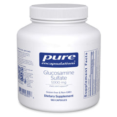 Pure Encapsulations Glucosamine Sulfate bottle for joint support and mobility