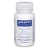 Pure Encapsulations Green Tea Extract Decaf bottle with capsules for antioxidant support