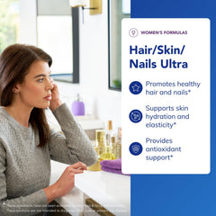Close-up nails with Pure Encapsulations supplement suggesting nail strengthening