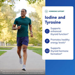 Label detail on Pure Encapsulations Iodine and Tyrosine highlighting purity