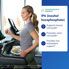 Pure Encapsulations IP6 capsules close-up for easy swallowing and daily support