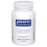 Pure Encapsulations L-Carnosine bottle front showing premium antioxidant supplement