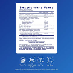 Ligament Restore label close-up shows premium ingredients for connective tissue.