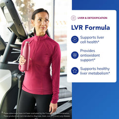 Pure Encapsulations LVR Formula label close-up highlighting key botanical ingredients for liver support