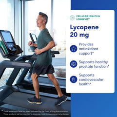 Pure Encapsulations Lycopene 20 mg ingredients panel with tomato extract and vitamin E.