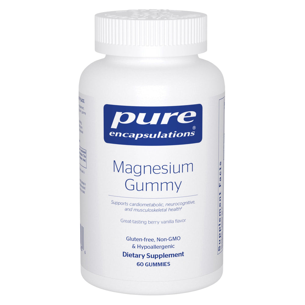 Pure Encapsulations Magnesium Gummy bottle for easy daily support