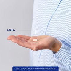 Outer packaging box for Pure Encapsulations Melatonin; allergen-free formula.