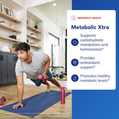 Pure Encapsulations Metabolic Xtra label front showcases clean, allergen-free design.